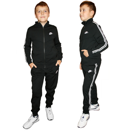 Nike Kinder-Sport-Trainingsanzug [FD3061 010], schwarz.