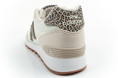 New Balance 515 Damen-Sneaker, modischer beiger Leopardenprint