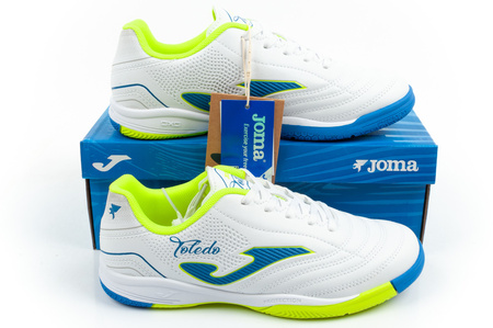 Joma Toledo JR 2602 Hallenfußballschuhe für Kinder, Weiß