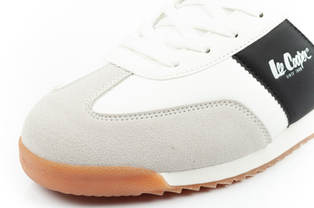 Lee Cooper Herren-Sneaker, modisch, bequem, weiß