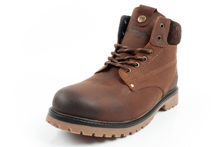 Wrangler Arch Herren Chelsea Boots, elegante Lederstiefelette, Dunkelbraun