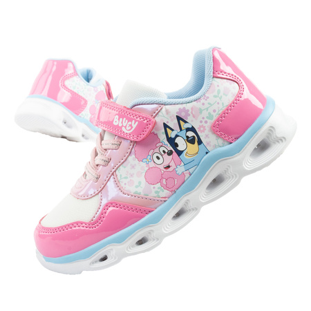 Leomil Bluey Kinder-Sneaker mit Klettverschluss und LED-Beleuchtung