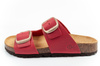 Bio Bio Damen-Flip-Flops, vorgeformte Innensohle, Naturleder