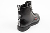 Levi's Mädchen-Ankle-Boots Pasadena SE, Schwarz, mit Reißverschluss