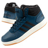 Adidas Hoops 2.0 Sportschuhe [GZ7939] Marineblau, Schwarz.