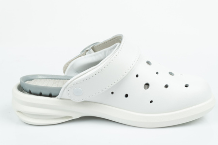 Clogs Flip-Flops medizinische Schuhe Abeba Leder [7630]