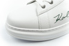 Karl Lagerfeld Herren-Sneaker Kapri, Weiß, Echtleder