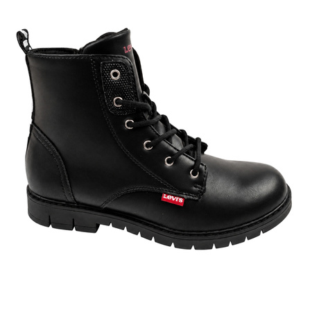 Levi's Mädchen-Ankle-Boots Pasadena SE, Schwarz, mit Reißverschluss