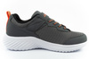 Skechers Bounder Kinder-Sportschuhe mit Klettverschluss, leicht, modisch, Grau