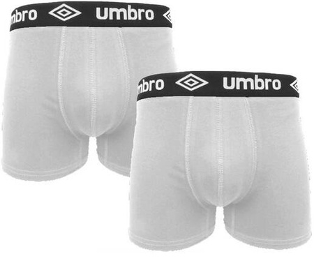 Umbro Herren-Boxershorts [UMUM0197 GRQ] 2 PACK, grau.