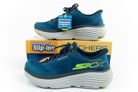 Skechers Max Cushioning Herren Laufschuhe SLIP-IN [220611/NVY]