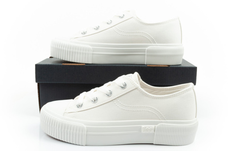 Lee Damen-Sneaker Isla, Weiß, Plateau, Komfortabel