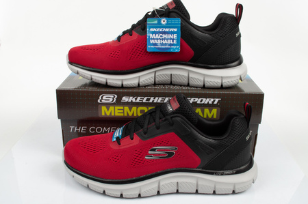 Skechers Track Herren-Sportschuhe [232698/RDBK], rot.