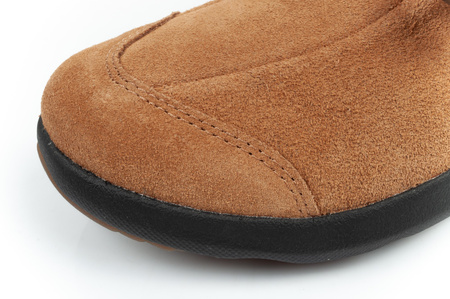 Keen Damen-Hausschuhe Hood Clog [1026803] Hausschuhe mit Schaffell, braun.