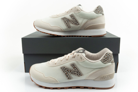New Balance 515 Damen-Sneaker, modischer beiger Leopardenprint