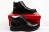 Elegante, gefütterte Herren-Ankle-Boots aus schwarzem Leder von Lee Cooper