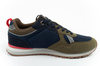 Lee Cooper Herren-Sneaker, modisch, bequem, strapazierfähig, Marineblau, Khaki