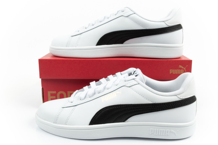 Puma Smash 3.0 Herren-Sneaker aus Leder, Weiß