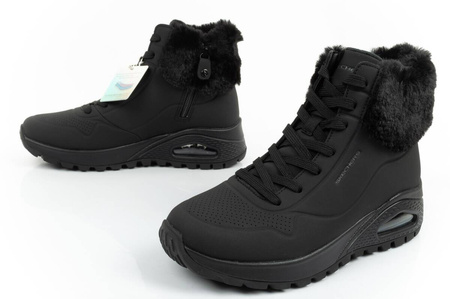Skechers Uno Rugged Damen-Sportschuhe [167274/BBK], schwarz.