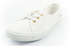 Lee Cooper Damen-Sneaker, weiße Slip-On-Ballerinas