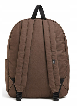 Vans Old Skool Drop Schulrucksack, Sportliches Braun, Klassischer City-Style, 22 l