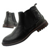 Wrangler Randy Herren Chelsea Boots, elegant, modisch, Slip-On, Schwarz