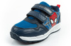 Leomil Kinder-Sportschuhe Spiderman Sneaker, leicht, mit Klettverschluss, schwarz/blau
