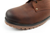 Wrangler Arch Herren Chelsea Boots, elegante Lederstiefelette, Dunkelbraun