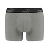Puma Herren-Boxershorts im 3er-Pack, Schwarz und Grau, bequeme Baumwolle