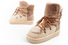 D. Franklin Damen Winterstiefel, modisches Fellfutter, isoliert, Braunbeige, High-Top