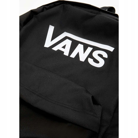 Vans Old Skool Print 22L Urbaner Schulrucksack, Schwarz, Großes VANS-Logo