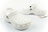 Crocs Klassische Plateau-Clog-Sandalen für Damen und Herren, Weiß, Unisex, modisch