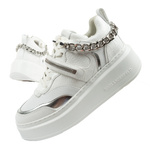 Karl Lagerfeld Anakapri Schuhe Sneakers Damen Sport Leder weiß [KL63543 01S]