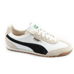 Puma Arizona Retro Beige Leder Unisex Damen Sportschuhe