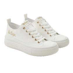 Lee Cooper Damen-Plateau-Sneaker in Weiß