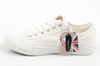 Lee Cooper Damen-Sneaker, modisches Weiß, bequem