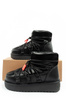 D.Franklin Damen Winterstiefel, modische, isolierte schwarze Stiefeletten
