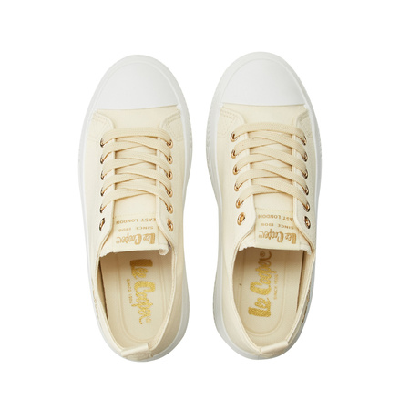 Lee Cooper Damen-Plateau-Sneaker in Beige