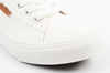 Lee Cooper Damen-Sneaker, modisches Weiß, bequem