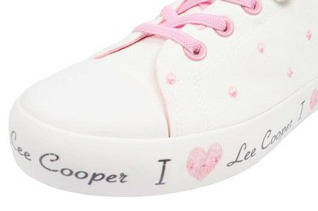 Lee Cooper Kinder-Sneaker [LCW-24-02-2159K], weiß.
