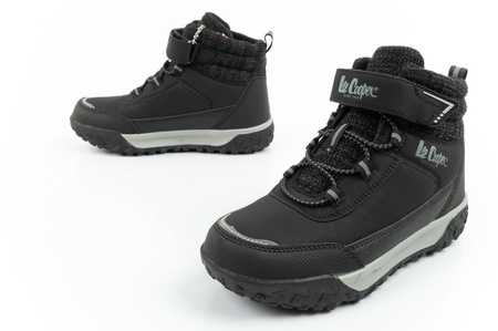 Lee Cooper Winter-Schneestiefel für Kinder mit Klettverschluss und Isolierung, modisch