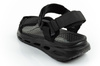 Lee Cooper Herren-Sandalen mit Klettverschluss für den Sommer, leicht, schwarz