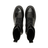 Lee Cooper Damenstiefel, Schwarz, Modisches Echtleder