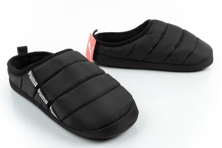 Puma Herren-Slipper Scuff, schwarz, gefüttert, modisch