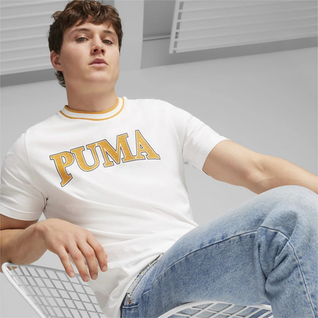 Herren T-Shirt Puma Squad Sport T-Shirt [678967 02], weiß.