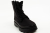 Progress Damen-Winterstiefel, Schwarz, Isoliertes Lammfell