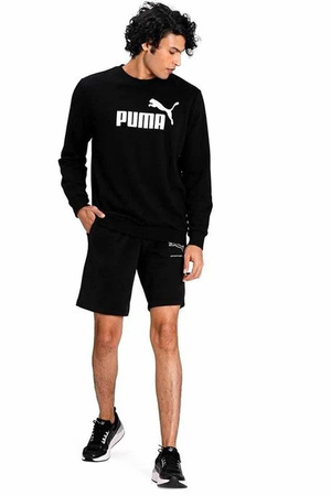 Herren-Sport-Sweatshirt Puma ESS Big Logo Crew [586680 01], schwarz.