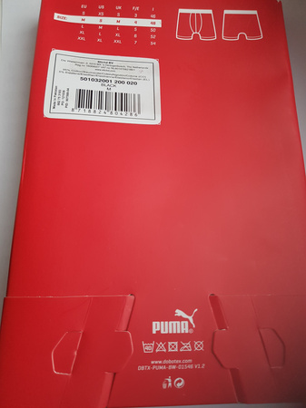 Bokserki majtki męskie Puma [501032001 200] 4PAK