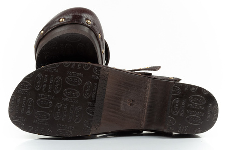 Scholl Iconic [F298121011] Clogs, braun.