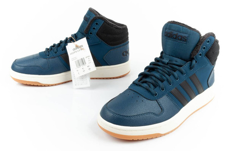 Adidas Hoops 2.0 Sportschuhe [GZ7939] Marineblau, Schwarz.